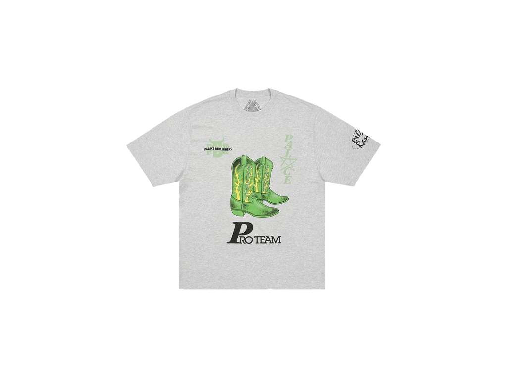 Palace Rodeyo T-Shirt Grey Marl-Palace-pikastore.cz