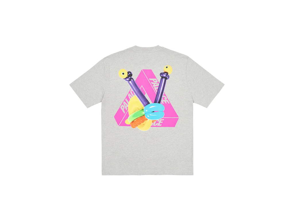 Palace Tri Twister T-Shirt Grey Marl