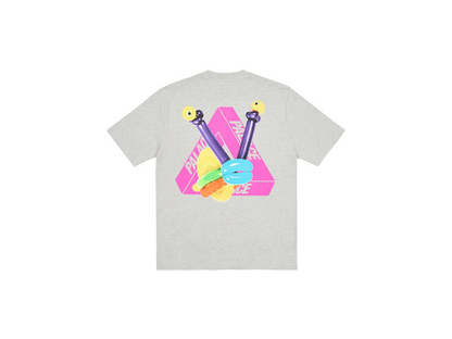 Palace Tri Twister T-Shirt Grey Marl