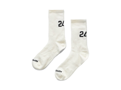 Represent 247 Numbers Socks Flat White