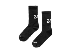 Represent 247 Numbers Socks Jet Black