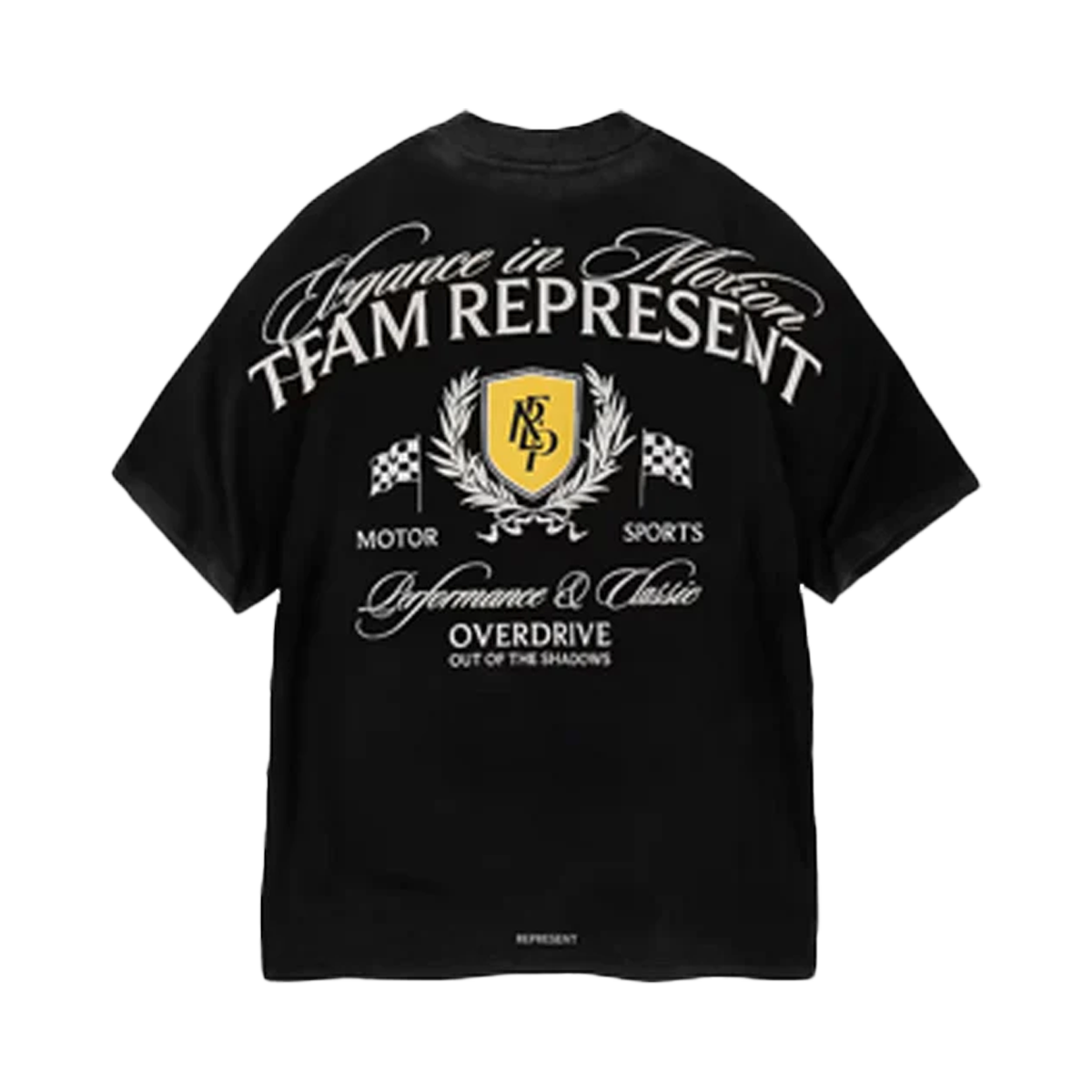 Represent Crest T-Shirt Vintage Black-Represent-pikastore.cz