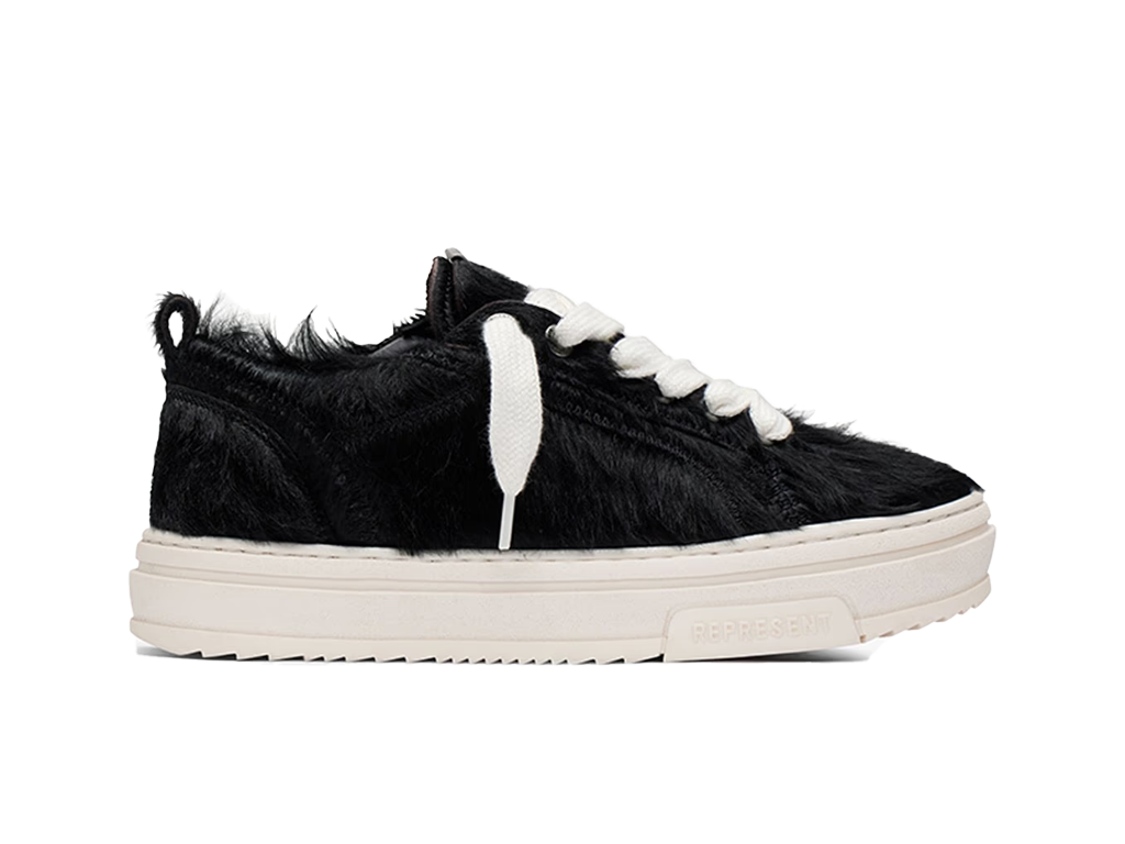 Represent HTN Low Pony Hair Black – tenisky – fotka 3 z 4