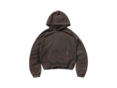 Represent Initial Boxy Hoodie Coffee