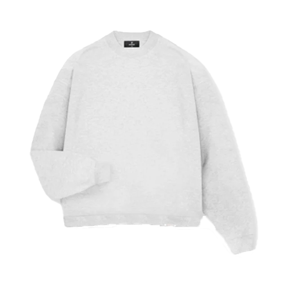 Represent Initial Boxy Sweater Ice Grey Marl-Represent-pikastore.cz