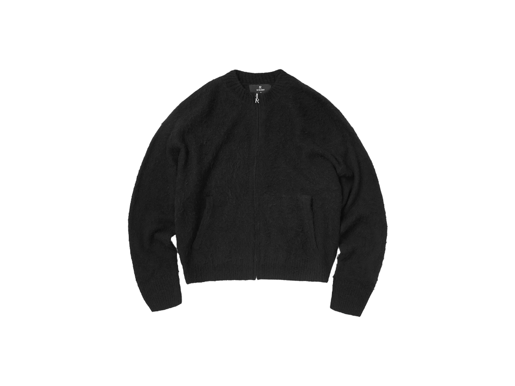 Represent Knitted Bomber Jacket Jet Black-Represent-pikastore.cz