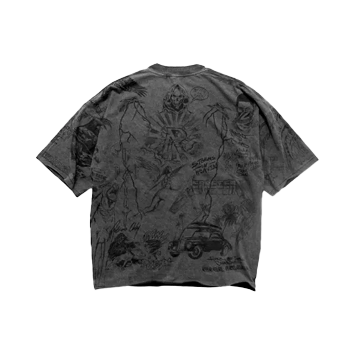 Represent Legacy T-Shirt Vintage Grey-Represent-pikastore.cz