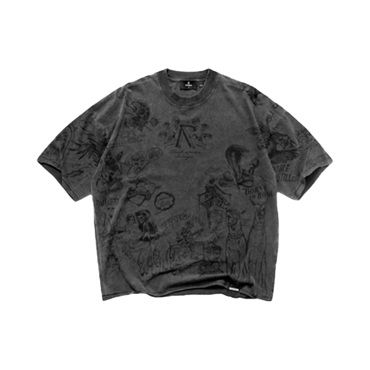 Represent Legacy T-Shirt Vintage Grey-Represent-pikastore.cz