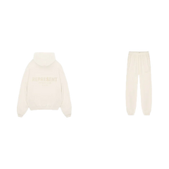 Represent Owners Club Hoodie + Sweatpants Buttercream - SET