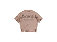 Represent Owners Club Script T-Shirt Truffle
