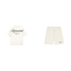 Represent Owners Club Script T-Shirt + Shorts Flat White - SET-Bundle-Represent-pikastore.cz