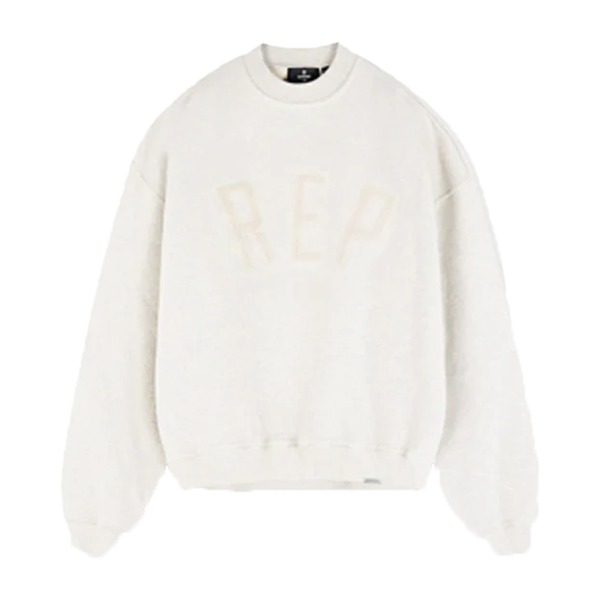 Represent Rep Applique Sweater Cream Marl-Represent-pikastore.cz