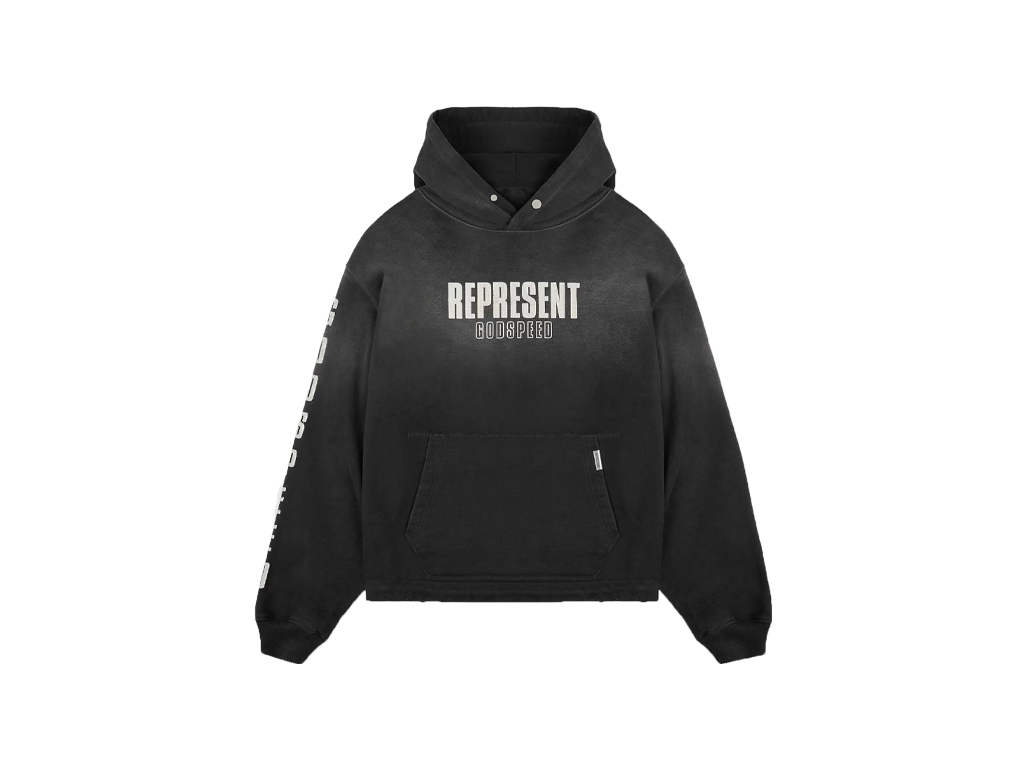 Represent Godspeed Hoodie Aged Black