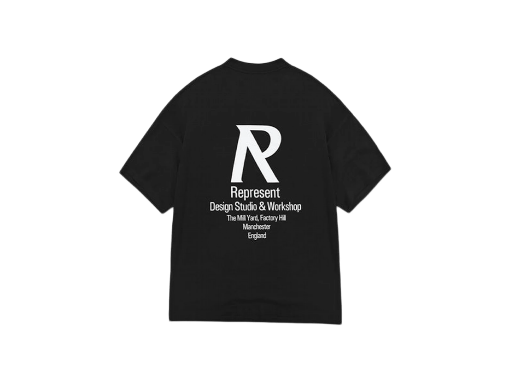 Represent Initial T-Shirt Black