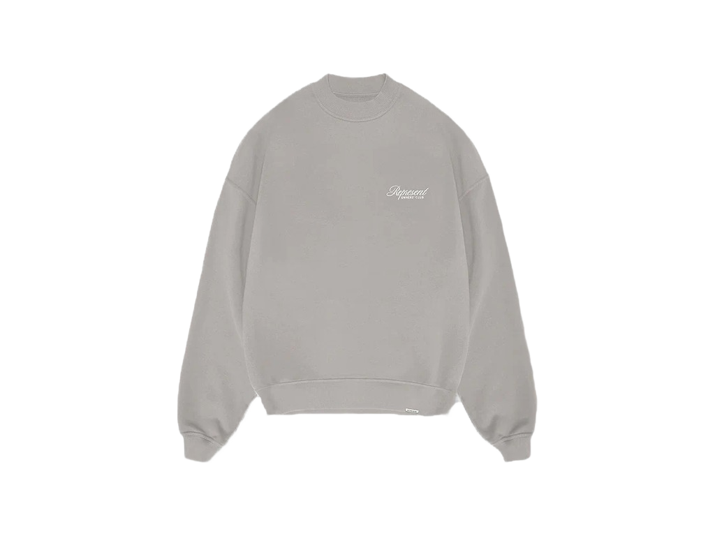 Represent Owners Club Script Crewneck Slate