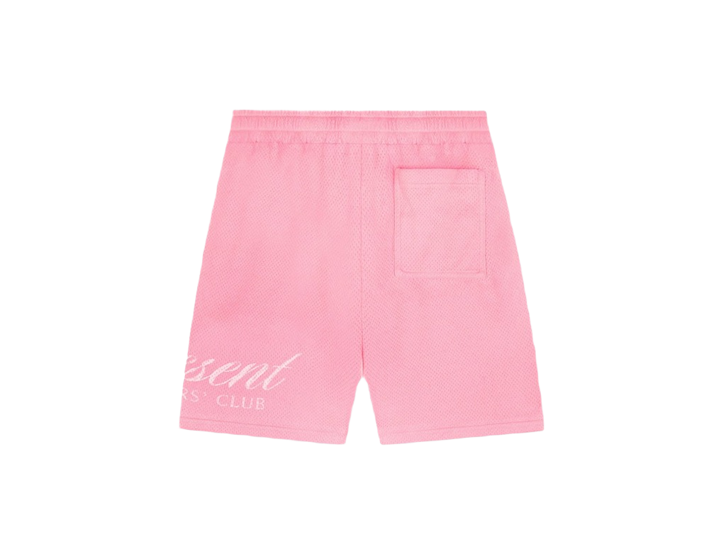 Represent Owners Club Script Mesh Shorts Pink