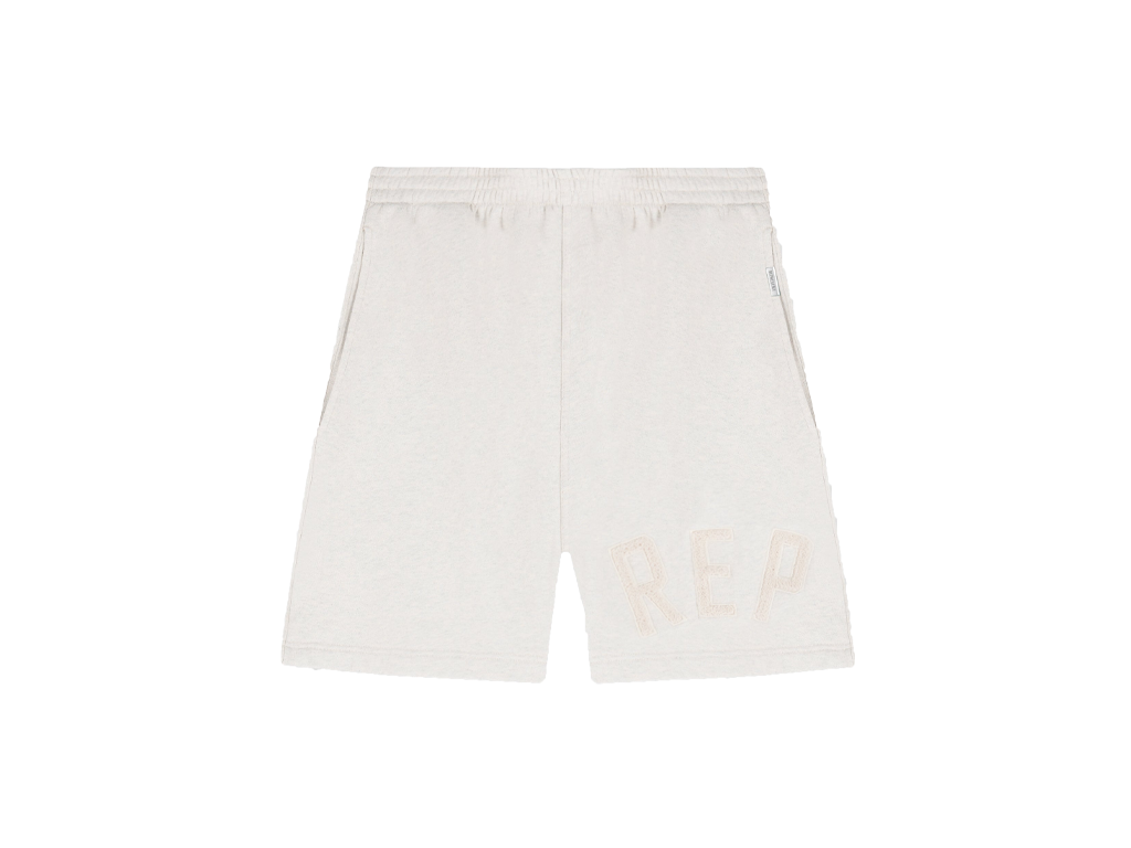 Represent Rep Applique Shorts Cream Marl-Represent-pikastore.cz