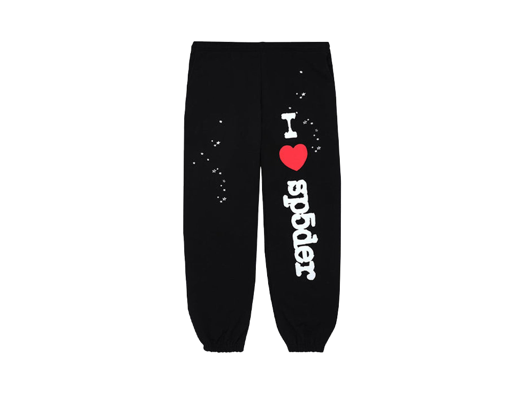 Sp5der Souvenir Sweatpants Black