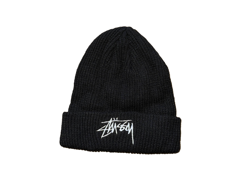 Stussy Beanie Black-Clothing-Stussy-pikastore.cz