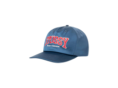 Stussy Mid Depth Burly Threads Snapback Navy