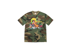 Supreme All Dogs Go To Heaven Tee Woodland Camo