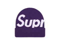 Supreme Big Logo Beanie (FW25) Purple