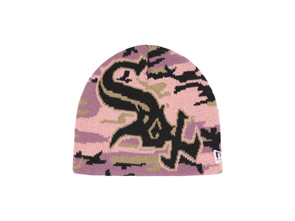 Supreme Chicago White Sox New Era Beanie Pink Camo-Supreme-pikastore.cz