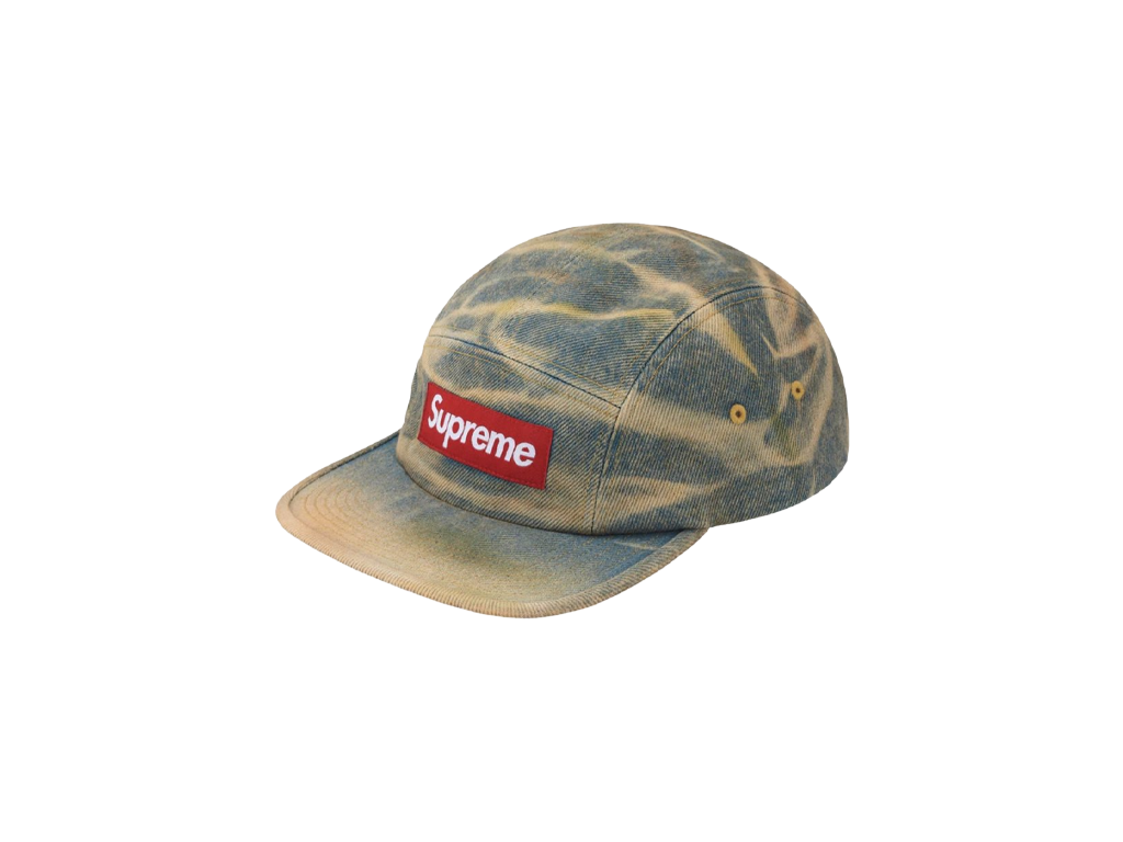 Supreme Denim Camp Cap (FW25) Washed Indigo-Supreme-pikastore.cz