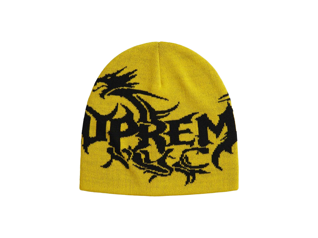 Supreme Dragon Beanie Yellow-Supreme-pikastore.cz