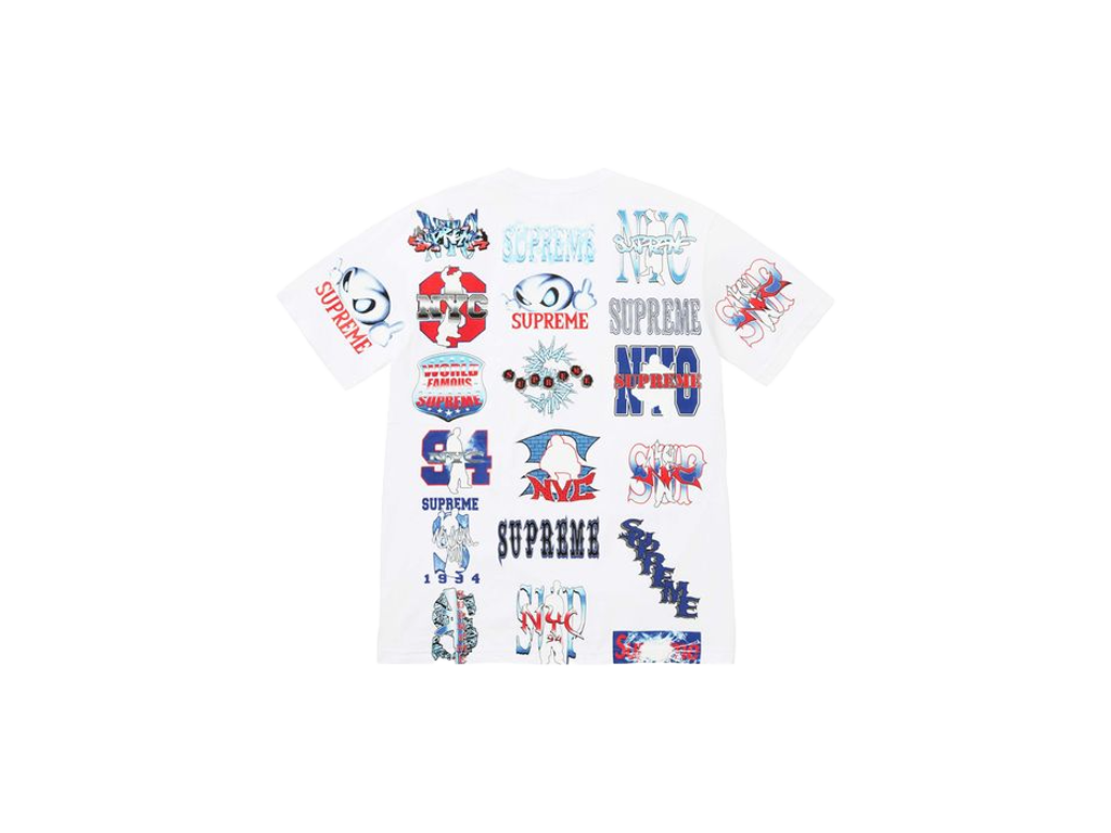 Supreme Flash Tee White-Supreme-pikastore.cz