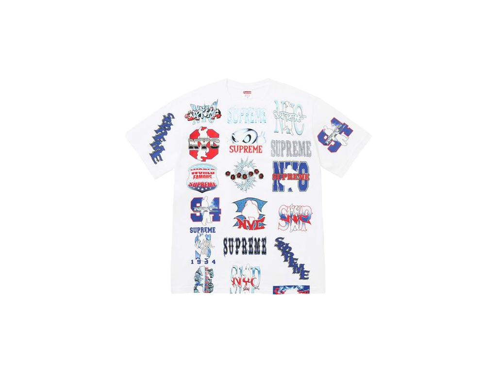 Supreme Flash Tee White-Supreme-pikastore.cz