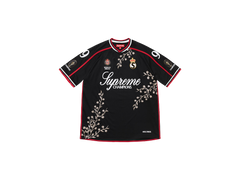 Supreme Floral Soccer Jersey Black