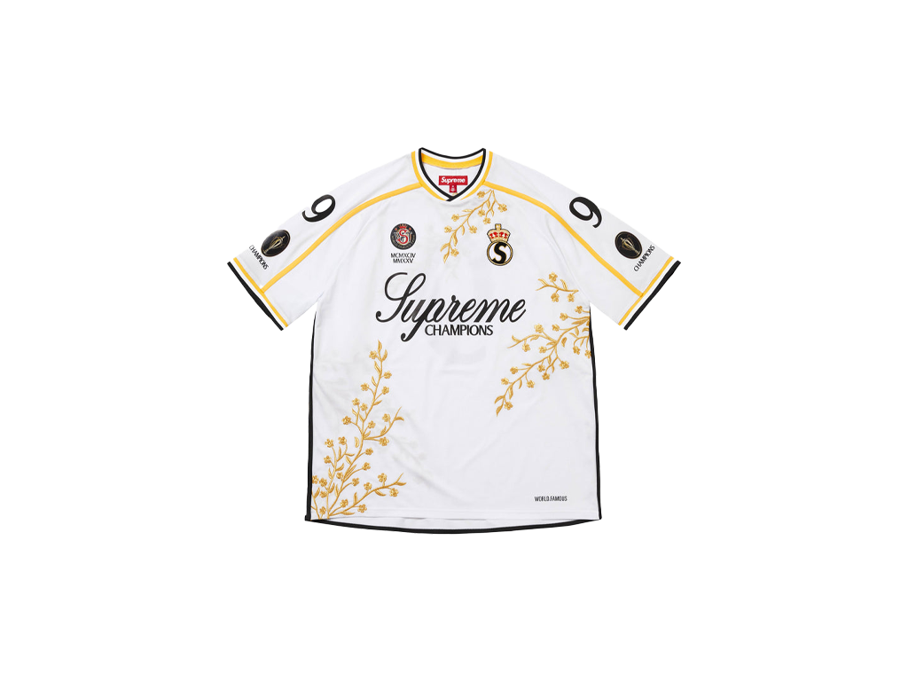 Supreme Floral Soccer Jersey White-Supreme-pikastore.cz