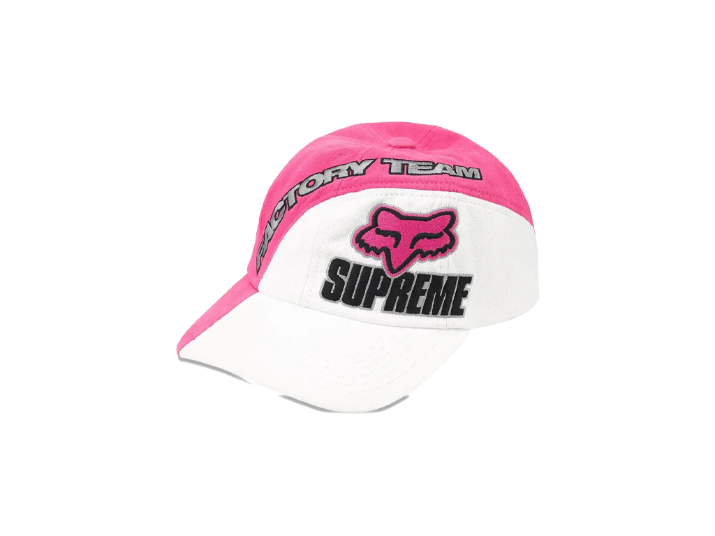 Supreme Fox Racing 6-Panel (FW25) White-Supreme-pikastore.cz