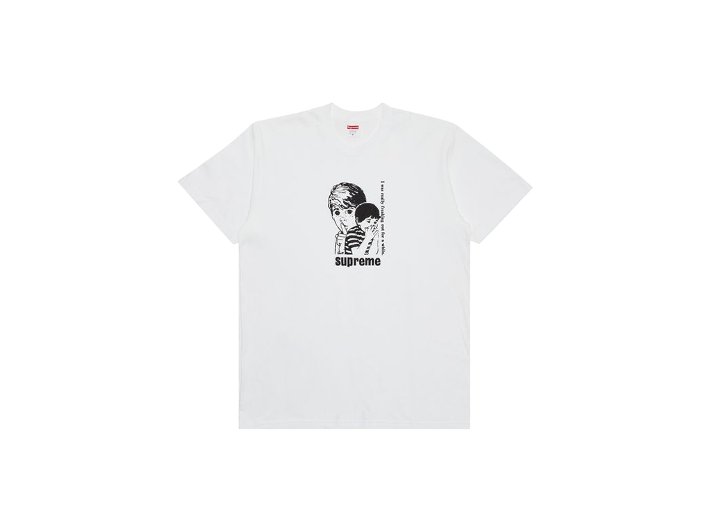 Supreme Freaking Out Tee White
