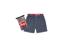 Supreme Hanes Plaid Boxers Multicolour
