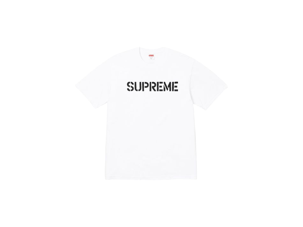 Supreme Hard Tee White-Supreme-pikastore.cz