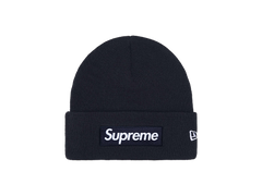 Supreme New Era Box Logo Beanie (FW25) Navy