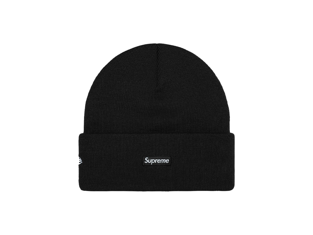 Supreme New Era Tribal S Logo Beanie Black-Supreme-pikastore.cz