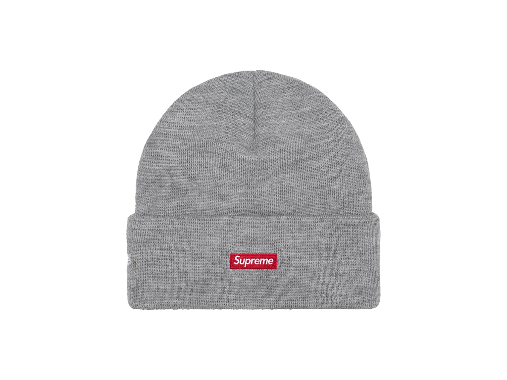 Supreme New Era Tribal S Logo Beanie Heather Grey-Supreme-pikastore.cz