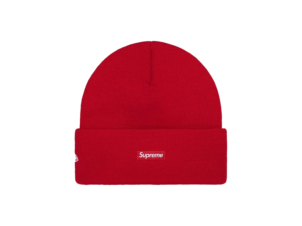 Supreme New Era Tribal S Logo Beanie Red-Supreme-pikastore.cz