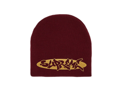 Supreme New World Order Beanie Cardinal