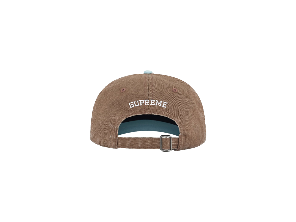 Supreme Pigment Coated 2-Tone S Logo 6-Panel Brown-Supreme-pikastore.cz