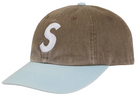 Supreme Pigment Coated 2-Tone S Logo 6-Panel Brown-Supreme-pikastore.cz
