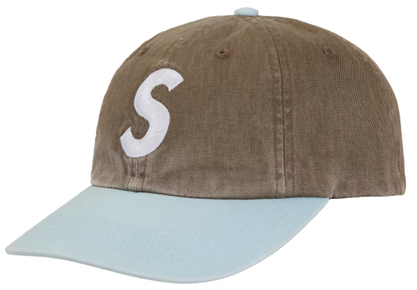Supreme Pigment Coated 2-Tone S Logo 6-Panel Brown-Supreme-pikastore.cz