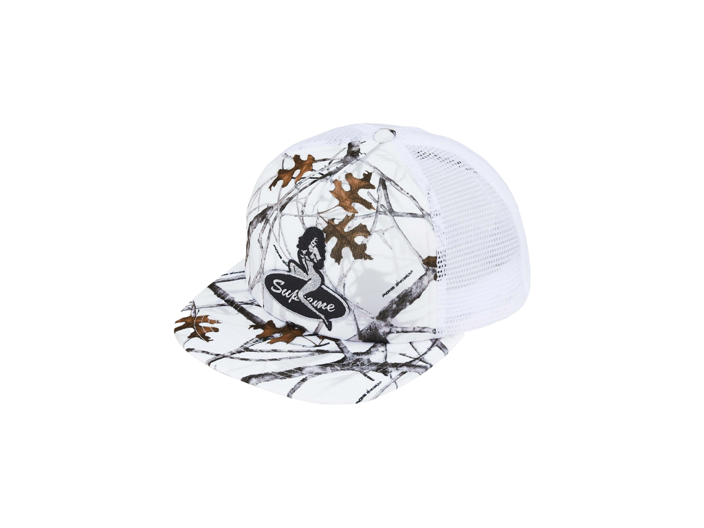 Supreme Pinup Mesh Back 5-Panel White Camo-Supreme-pikastore.cz