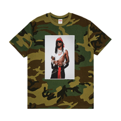 Supreme Playboi Carti Tee Woodland Camo