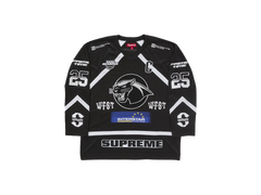 Supreme Rhinestone Hockey Jersey Black