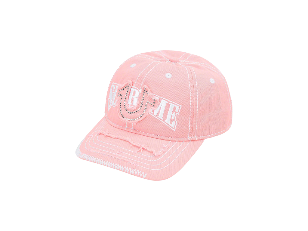 Supreme True Religion Mesh Back 6-Panel Pink-Supreme-pikastore.cz