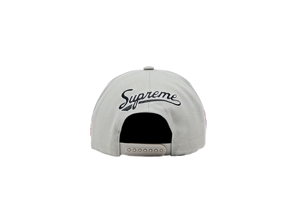 Supreme World Famous S Logo 6-Panel Grey-Supreme-pikastore.cz